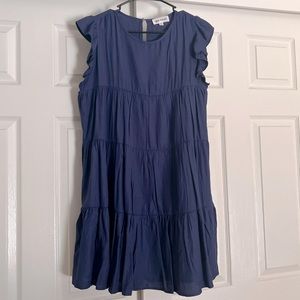 EAST COAST POCKETED TIERED BABYDOLL dress
